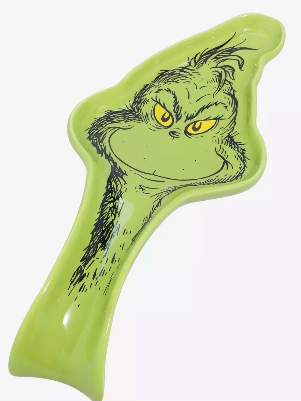 Dr. Seuss How The Grinch Stole Christmas! Spoon Rest 10” Kitchen Ceramic